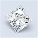 Diamante Natural 1.01 quilates, Princesa , Color G, claridad VS2 y certificado GIA
