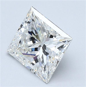 Foto Diamante Natural 1.53 quilates, Princesa , Color H, claridad VVS1 y certificado GIA de