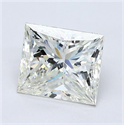 Diamante Natural 2.06 quilates, Princesa , Color J, claridad VVS2 y certificado GIA