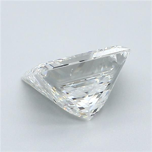 Picture of Natural Diamond 1.80 Carats, Princess with  Cut, H Color, SI1 Clarity and Certified by GIA