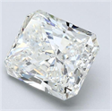 Natural Diamond 3.01 Carats, Radiant with  Cut, I Color, SI2 Clarity and Certified by GIA