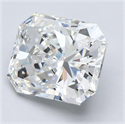 Diamante Natural 4.02 quilates, Radiante , Color H, claridad VS1 y certificado GIA