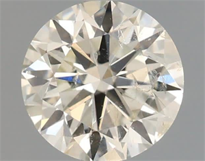 Picture of Natural Diamond 0.52 Carats, Round with Very Good Cut, K Color, SI2 Clarity and Certified by IGI