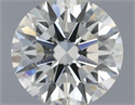Natural Diamond 0.55 Carats, Round with Excellent Cut, L Color, VVS2 Clarity and Certified by GIA