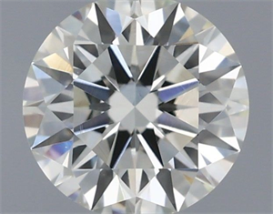 Picture of Natural Diamond 0.55 Carats, Round with Excellent Cut, L Color, VVS2 Clarity and Certified by GIA