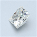 Natural Diamond 1.03 Carats, Princess with  Cut, H Color, VS2 Clarity and Certified by GIA