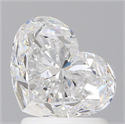 Natural Diamond 2.01 Carats, Heart with  Cut, D Color, VVS2 Clarity and Certified by GIA