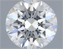Natural Diamond 0.55 Carats, Round with Excellent Cut, J Color, VVS1 Clarity and Certified by GIA