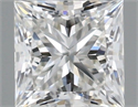 Natural Diamond 0.41 Carats, Princess with  Cut, I Color, VS1 Clarity and Certified by GIA