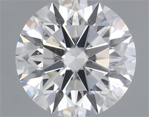 Picture of Natural Diamond 0.47 Carats, Round with Excellent Cut, F Color, SI2 Clarity and Certified by GIA
