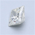 Diamante Natural 1.21 quilates, Princesa , Color K, claridad SI2 y certificado HRD