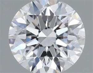 Picture of Natural Diamond 0.45 Carats, Round with Excellent Cut, D Color, VS1 Clarity and Certified by GIA