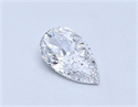 Diamante Natural 1.00 quilates, De pera , Color D, claridad SI1 y certificado GIA