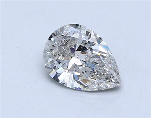 Foto Diamante Natural 1.23 quilates, De pera , Color G, claridad SI2 y certificado HRD de