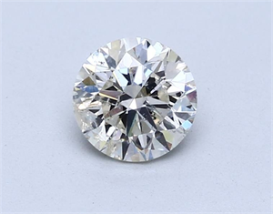 Picture of Natural Diamond 1.01 Carats, Round with Very Good Cut, L Color, SI2 Clarity and Certified by HRD