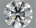 Natural Diamond 0.60 Carats, Round with Very Good Cut, I Color, SI2 Clarity and Certified by IGI