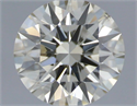 Natural Diamond 0.45 Carats, Round with Excellent Cut, K Color, SI1 Clarity and Certified by IGI