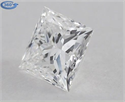 Diamante Natural 0.91 quilates, Princesa , Color D, claridad VS2 y certificado GIA