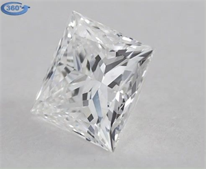 Foto Diamante Natural 0.91 quilates, Princesa , Color D, claridad VS2 y certificado GIA de