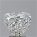 Natural Diamond 2.11 Carats, Heart with  Cut, H Color, SI2 Clarity and Certified by GIA