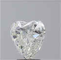 Natural Diamond 3.50 Carats, Heart with  Cut, H Color, VS2 Clarity and Certified by GIA