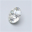Diamante Natural 0.72 quilates, Redondo , Color H, claridad VVS2 y certificado GIA
