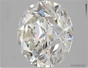 Foto Diamante Natural 5.02 quilates, Redondo , Color H, claridad SI2 y certificado HRD de