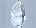 Natural Diamond 5.04 Carats, Pear with  Cut, I Color, VVS2 Clarity and Certified by GIA