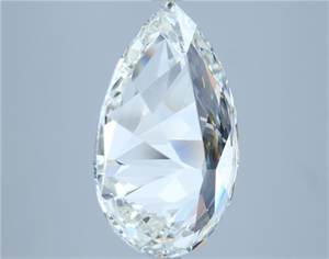 Picture of Natural Diamond 5.04 Carats, Pear with  Cut, I Color, VVS2 Clarity and Certified by GIA