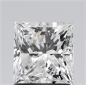 Natural Diamond 1.20 Carats, Princess with  Cut, D Color, VS2 Clarity and Certified by GIA