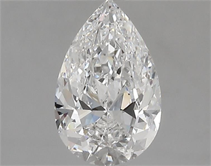 Foto Diamante Natural 0.81 quilates, De pera , Color F, claridad SI2 y certificado GIA de