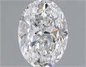 Diamante Natural 0.96 quilates, Ovalado , Color E, claridad VVS2 y certificado GIA