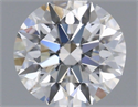 Diamante Natural 0.50 quilates, Redondo , Color F, claridad VS1 y certificado GIA