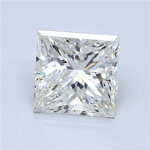 Picture of Natural Diamond 1.50 Carats, Princess with  Cut, J Color, VS1 Clarity and Certified by GIA