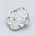 Diamante Natural 1.05 quilates, Del cojín , Color H, claridad VVS1 y certificado GIA