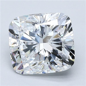 Foto Diamante Natural 3.03 quilates, Del cojín , Color D, claridad SI1 y certificado GIA de