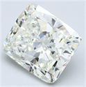 Diamante Natural 8.95 quilates, Del cojín , Color J, claridad VVS2 y certificado GIA