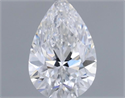 Natural Diamond 0.47 Carats, Pear with  Cut, E Color, VVS2 Clarity and Certified by GIA