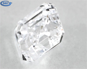 Foto Diamante Natural 1.70 quilates, Asscher , Color G, claridad VS1 y certificado GIA de