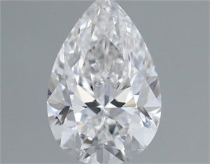 Picture of Natural Diamond 0.50 Carats, Pear with  Cut, E Color, VVS1 Clarity and Certified by GIA