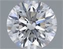 Diamante Natural 0.58 quilates, Redondo , Color E, claridad VS2 y certificado GIA