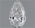 Diamante Natural 0.31 quilates, De pera , Color D, claridad VVS1 y certificado GIA