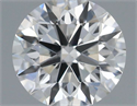 Natural Diamond 0.53 Carats, Round with Excellent Cut, H Color, SI1 Clarity and Certified by GIA