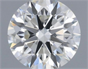 Diamante Natural 0.57 quilates, Redondo , Color I, claridad VVS2 y certificado GIA