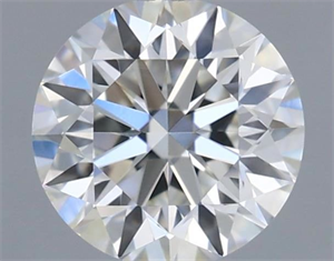 Picture of Natural Diamond 0.50 Carats, Round with Very Good Cut, I Color, VS1 Clarity and Certified by GIA