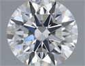 Natural Diamond 0.45 Carats, Round with Excellent Cut, F Color, VVS2 Clarity and Certified by GIA