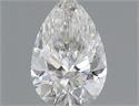 Diamante Natural 0.40 quilates, De pera , Color F, claridad VVS1 y certificado GIA