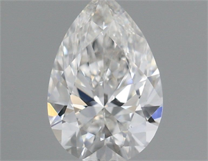 Picture of Natural Diamond 0.41 Carats, Pear with  Cut, F Color, VVS2 Clarity and Certified by GIA