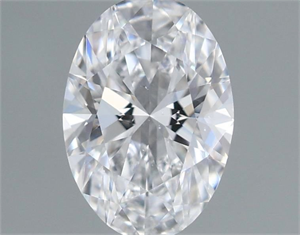Picture of Natural Diamond 0.40 Carats, Oval with  Cut, D Color, VS2 Clarity and Certified by GIA
