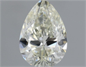 Natural Diamond 0.65 Carats, Pear with  Cut, L Color, VVS2 Clarity and Certified by GIA